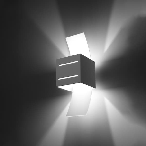 Vägglampa LORETO vit White
