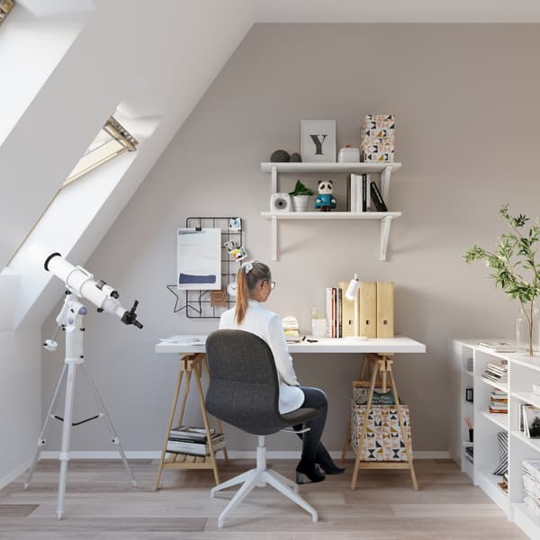 Bordslampa RING vit White