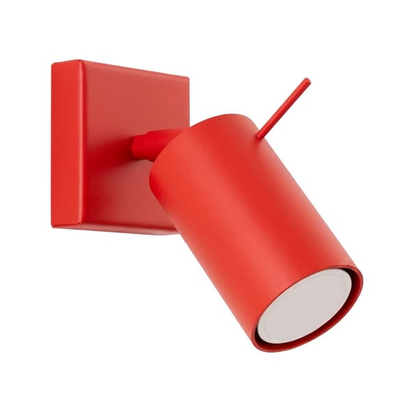 Vägglampa RING röd Röd