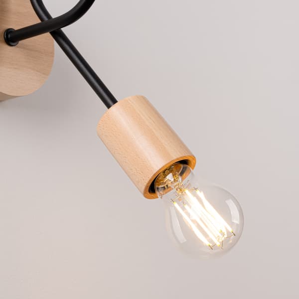 Vägglampa EMBER schwarz Black