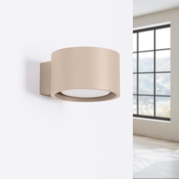 Vägglampa MODO 1 gråbrun Gx53 Taupe