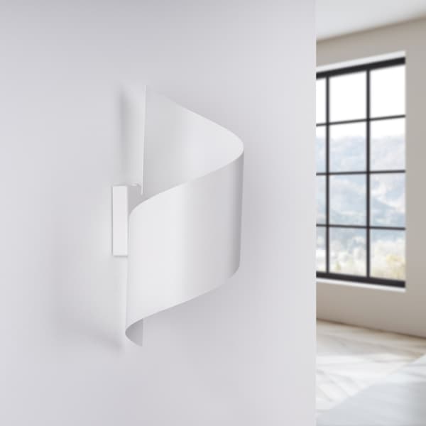 Vägglampa TALASSA vit White