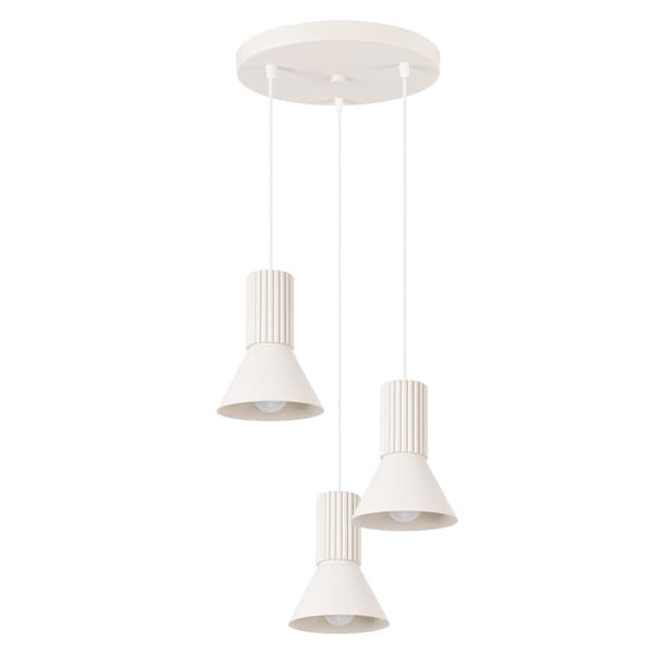 Pendellampa ESTRIA 3P beige Beige
