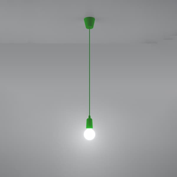 Pendel lampa DIEGO 1 grön Green