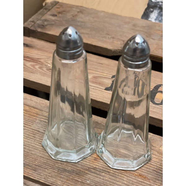 Salt & Pepparset Glas Transparent