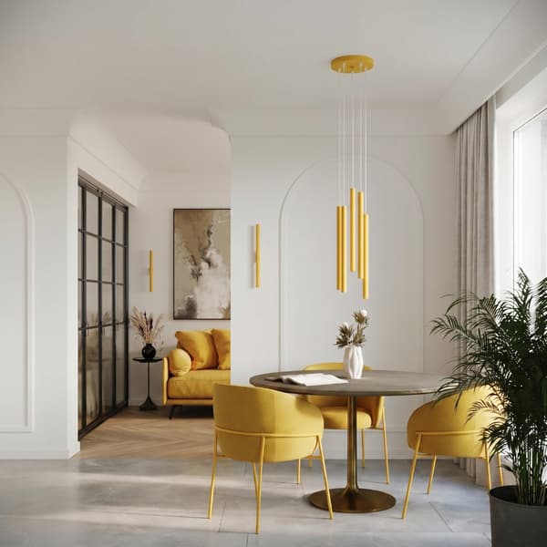 Pendellampa PASTELO 3P gul Yellow
