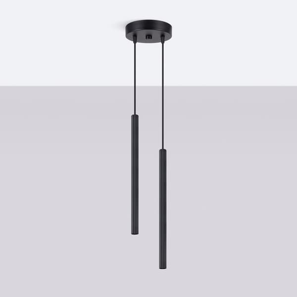 Pendellampa ARCHE 2P svart Black