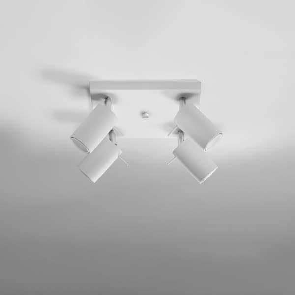 Taklampa RING 4 vit White