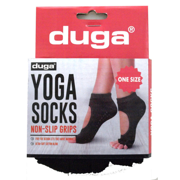DUGA Strumpor Yoga Socks med öppen tå Svart on 6641 | Fyndiq