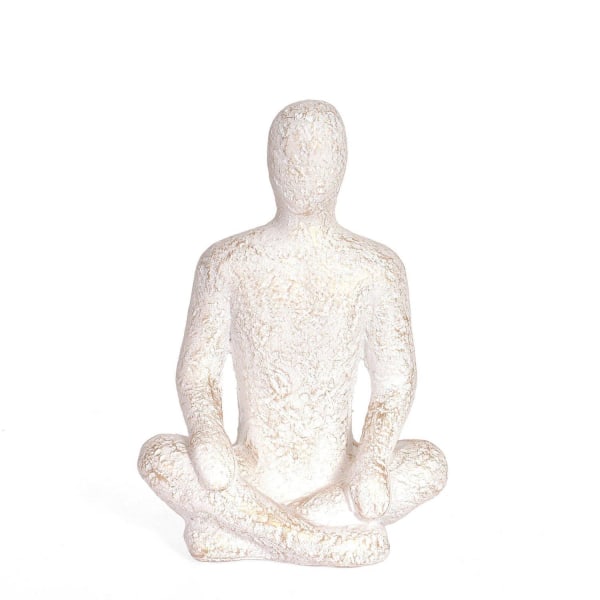 Figur Meditasjon Beige 28 cm Beige