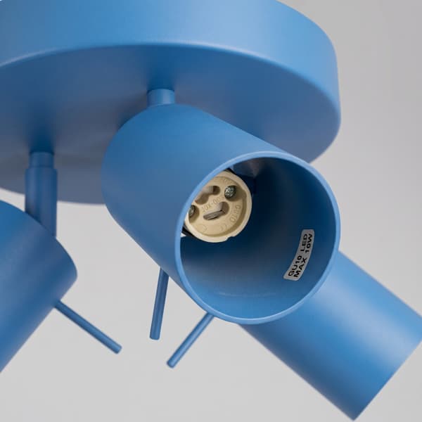 Taklampa RING 3P azurblå Light blue