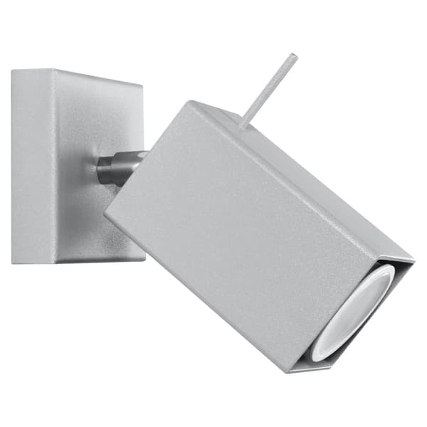 Vägglampa MERIDA 1 grå grå