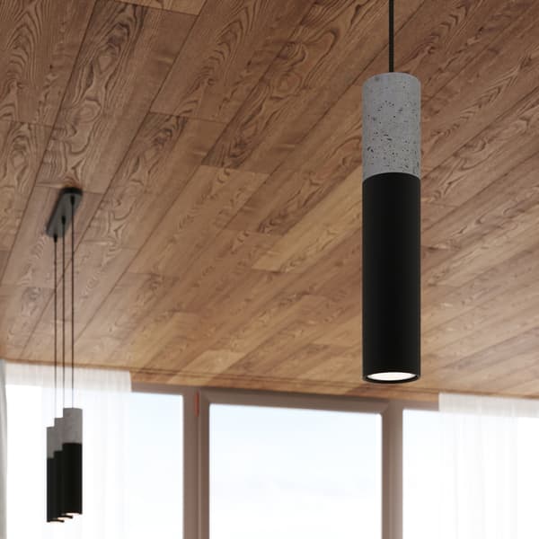 Pendel lampa BORGIO 2 svart Black