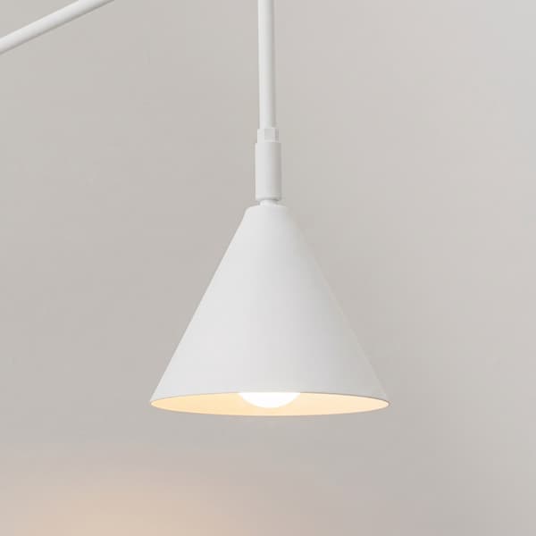 Vägglampa NOX 1 vit med strömbrytare Vit