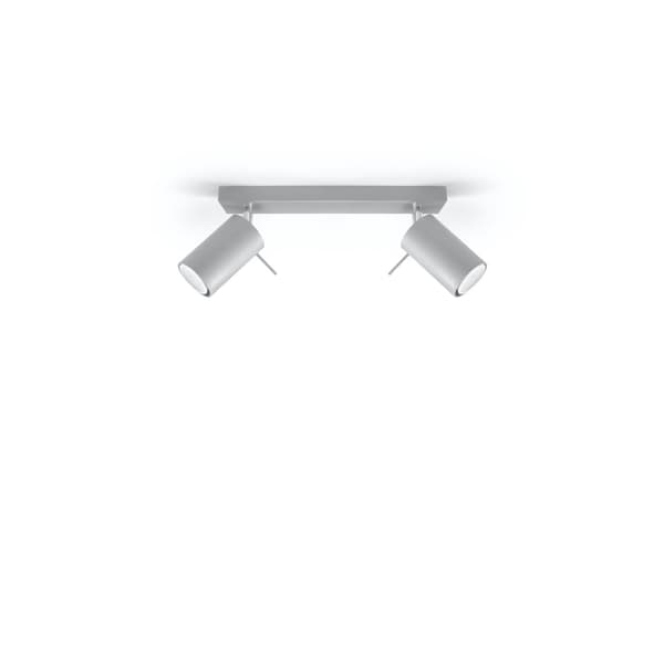Taklampa RING 2 grå Grey