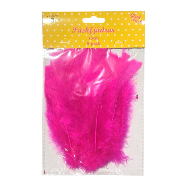 Påskfjädrar Rosa 5-pack Rosa