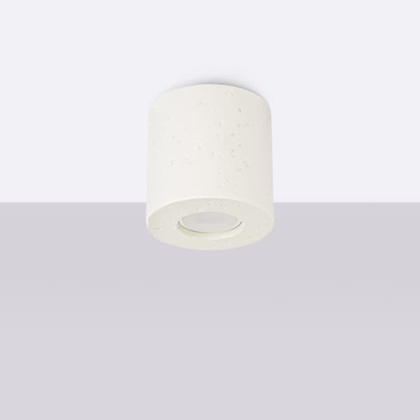 Taklampa ORBIS betong beige Beige
