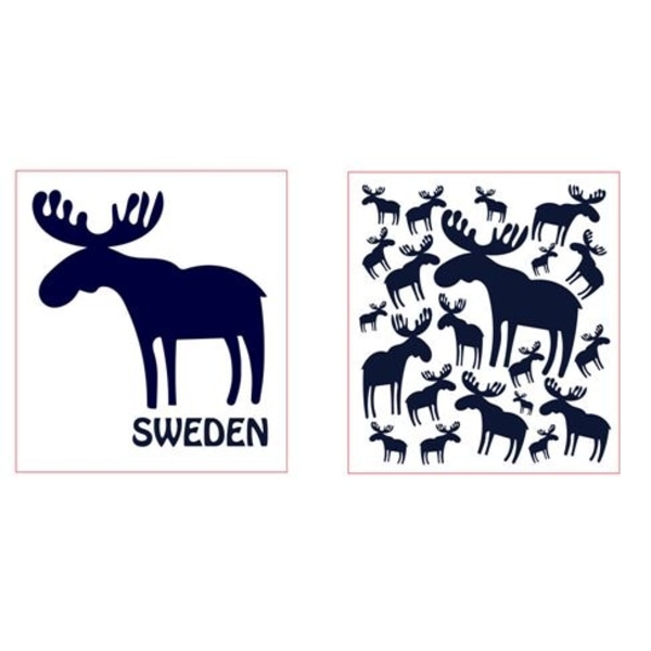 Disktrasa Diskduk Älg Sweden White Älg Sweden