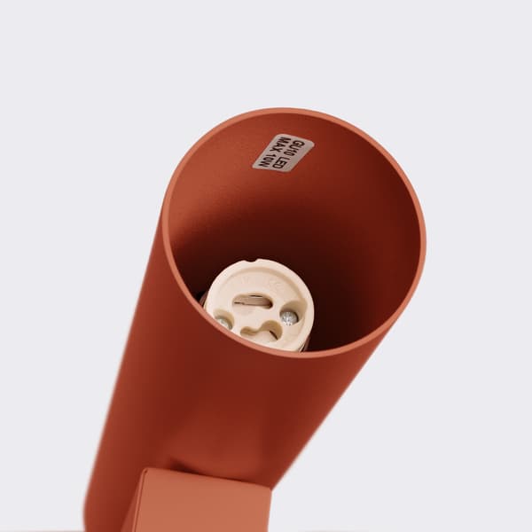 Vägglampa LAGOS 2 röd ockra Red