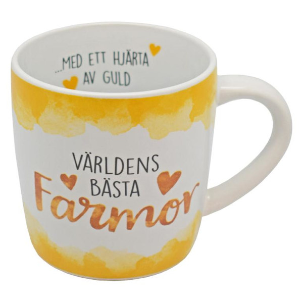 Mugg VÄRLDENS BÄSTA FARMOR multifärg