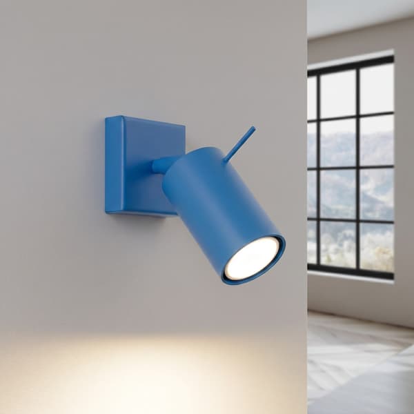 Vägglampa RING azurblå Light blue