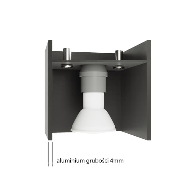 Taklampa QUAD 2 vit White