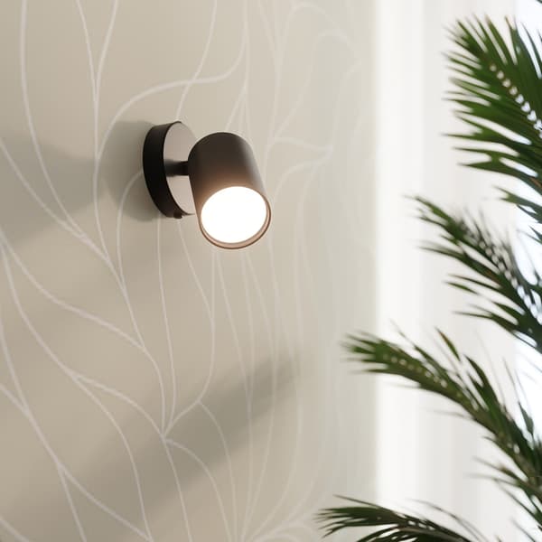 Vägglampa LEMMI 1 svart Black