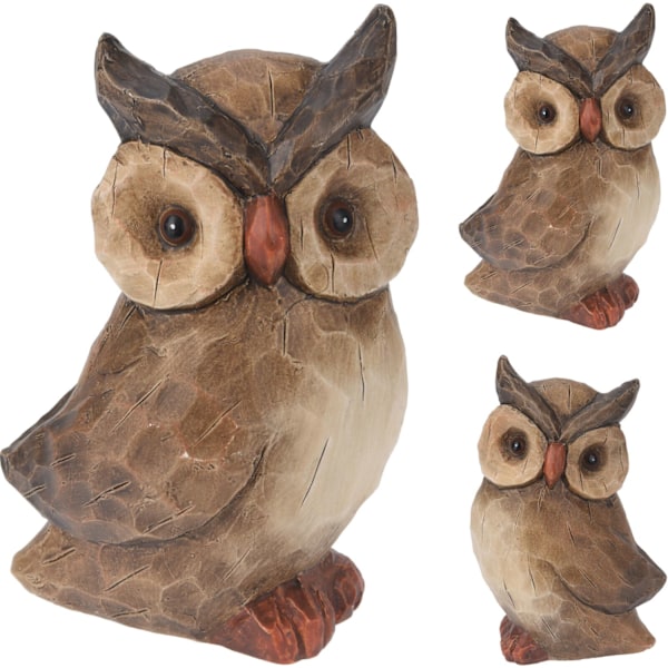Uggla Brun 13 cm Brown