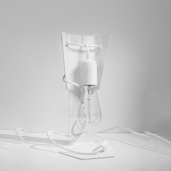 Bordslampa ARBY vit White