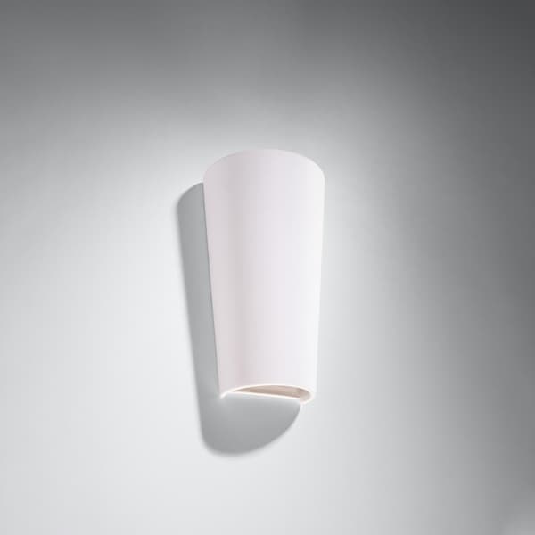 Vägglampa keramik LANA White