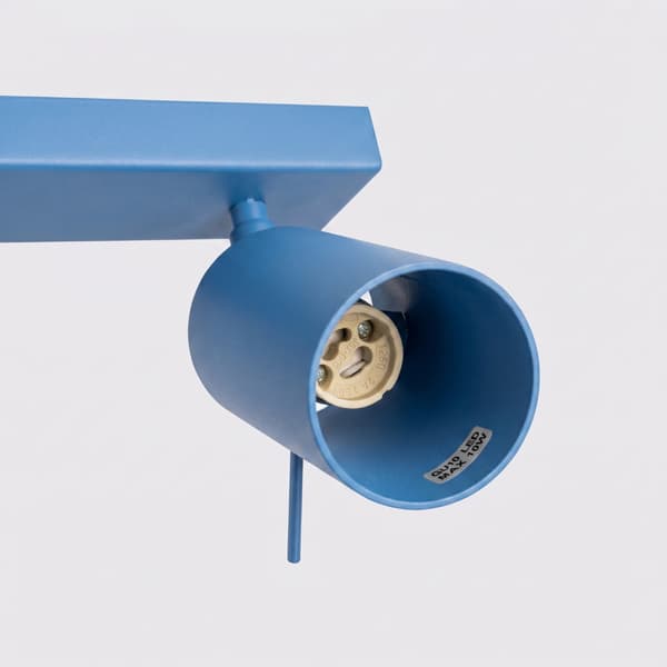 Taklampa RING 6L azurblå Light blue
