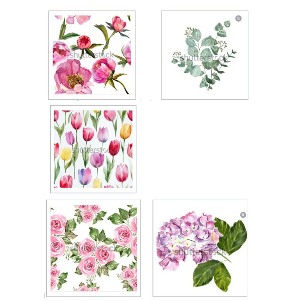 Disktrasa Diskduk Blommor White