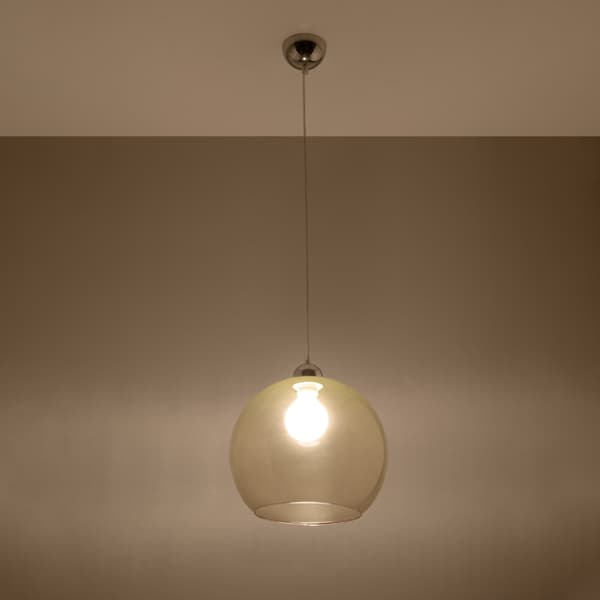 Pendel lampa BALL champagne Champagne