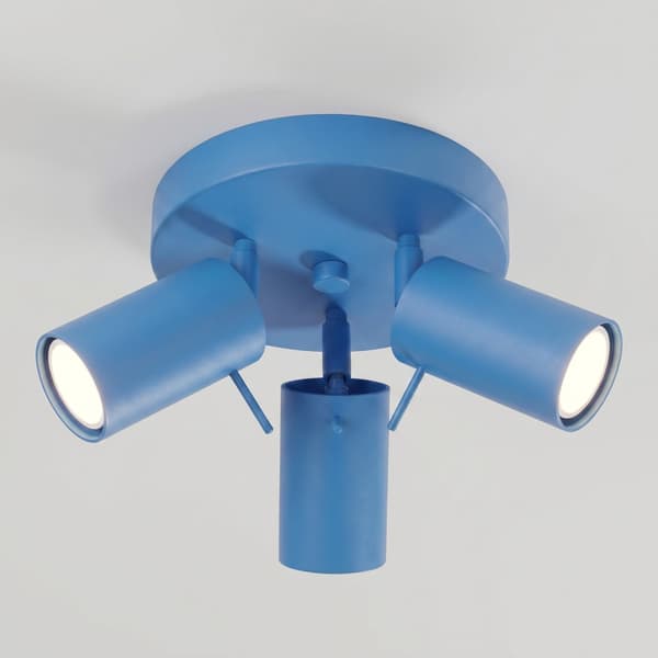 Taklampa RING 3P azurblå Light blue