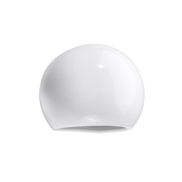 Lackerad vägglampa GLOBE vit glans Vit