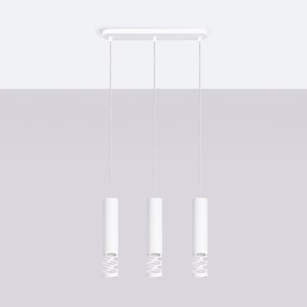 Pendellampa LIRO 3L vit White
