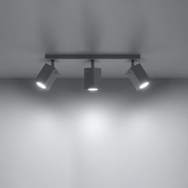 Taklampa MERIDA 3 vit White