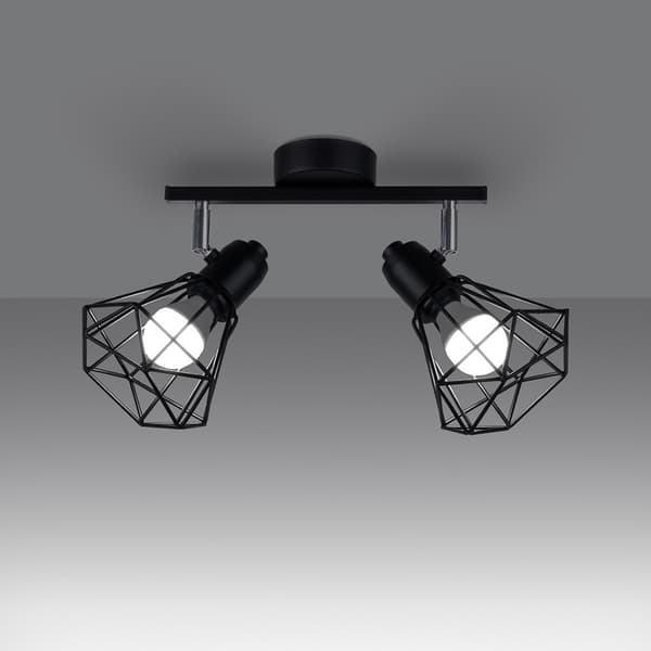 Taklampa ARTEMIS 2 svart Black