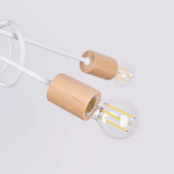 Ljuskrona EMBER 5 vit White