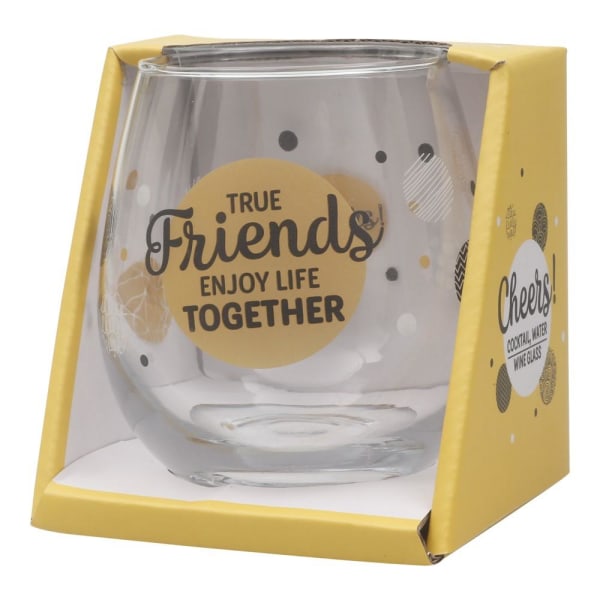 Cheers Glass "True Friends" Drikkeglass Transparent