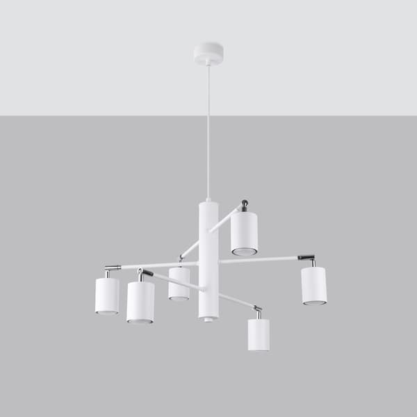 Ljuskrona LEMMI 6 vit White