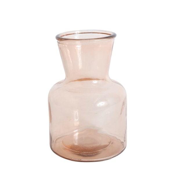 Vase Beige Glas 18 cm Beige