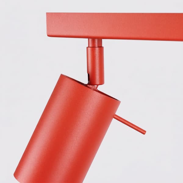 Taklampa RING 6L röd Red