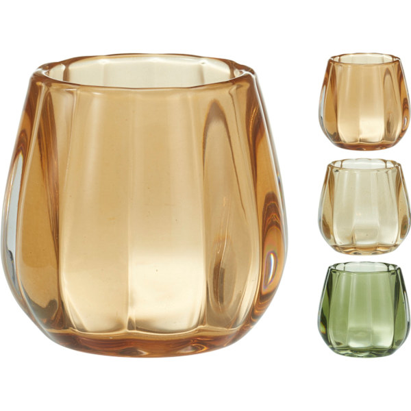 Ljuskopp Glas Orange Orange