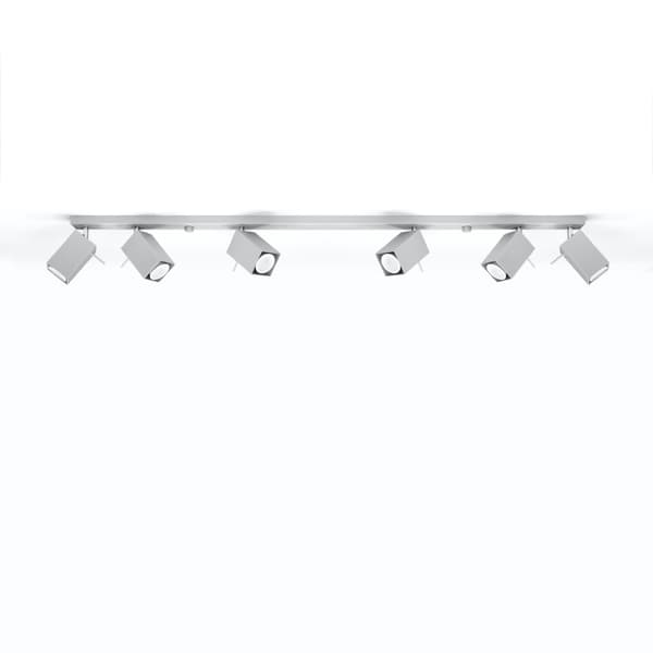 Taklampa MERIDA 6L grå Grey