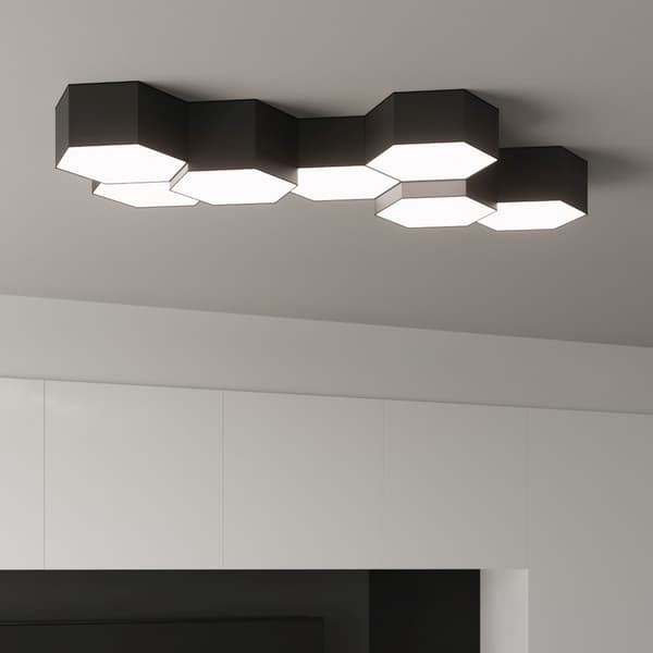 Taklampa SUNDE 11 svart Black