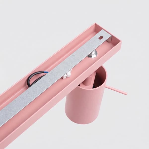 Taklampa RING 4L rosa Pink