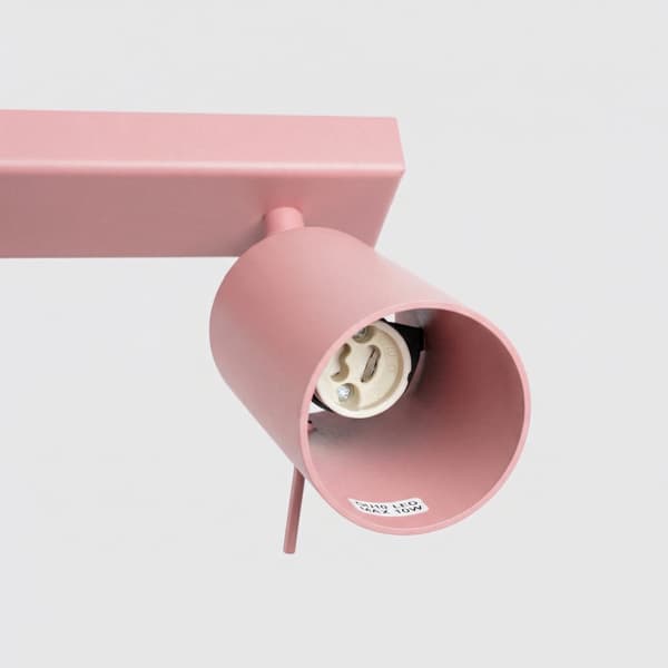 Taklampa RING 3L rosa Pink
