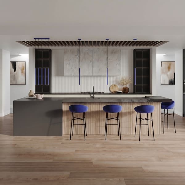 Pendellampa PASTELO 2 ultramarinblå ultramarine