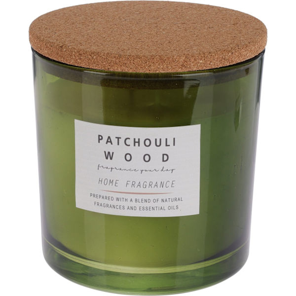 Doftljus Glasburk Lock Cedarwood Orange Sandalwood Patchouli Wood Brown Sandalwood